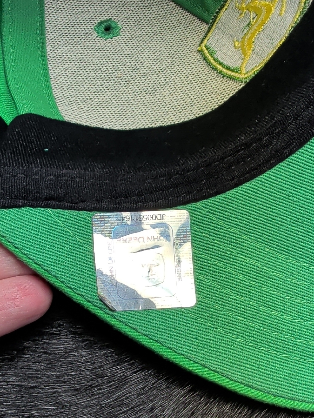 John Deere Baseball Cap Hat Green Tractor Adult - Picture 4 of 7